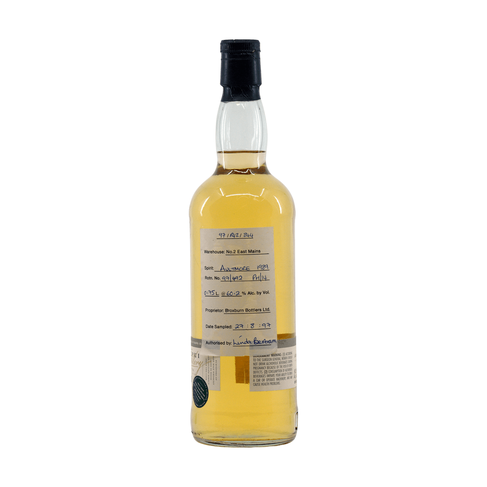 Aultmore 1989 8 Year Old Adelphi 60.20%