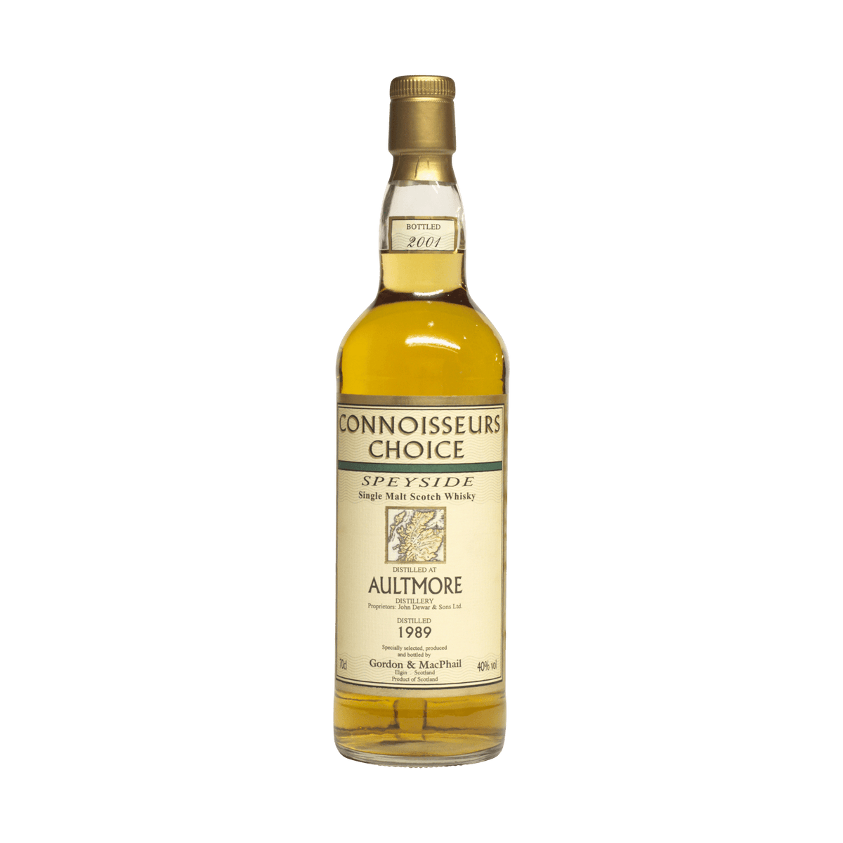 Aultmore 1989 &#39;Connoisseurs Choice&#39; Gordon &amp; MacPhail 40.00%
