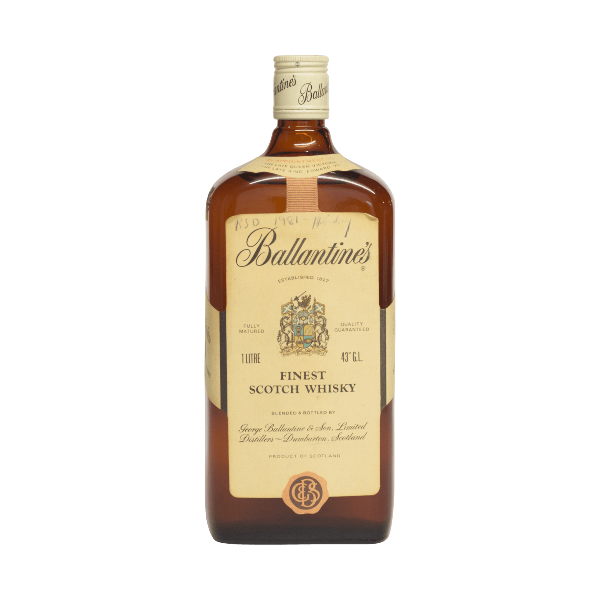 Ballantine's Finest Blended Scotch Whisky 43.00% 100cl
