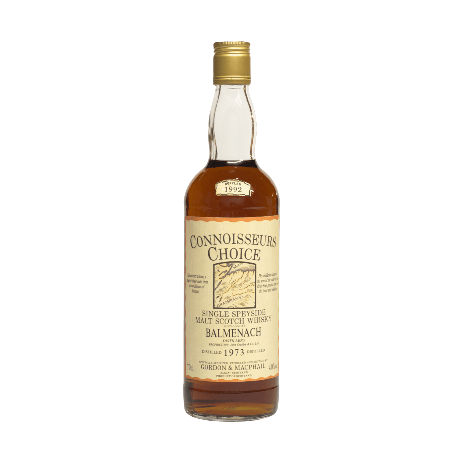 Balmenach 1973 22 Years Old 'Connoisseurs Choice 'Gordon & MacPhail 40.00%