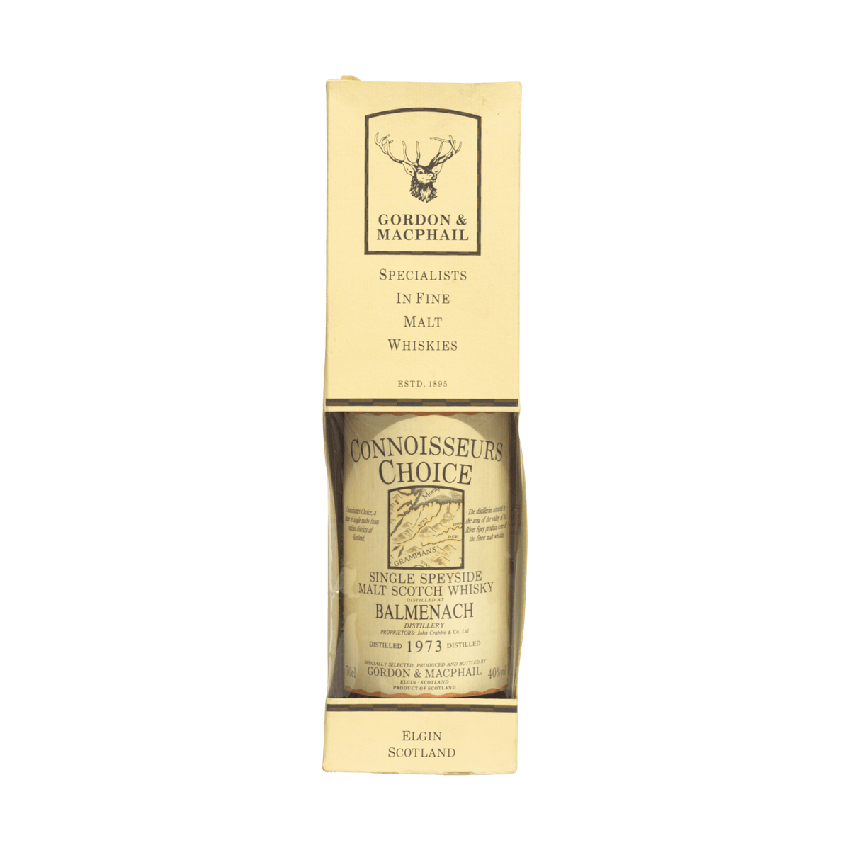 Balmenach 1973 22 Years Old 'Connoisseurs Choice 'Gordon & MacPhail 40.00%