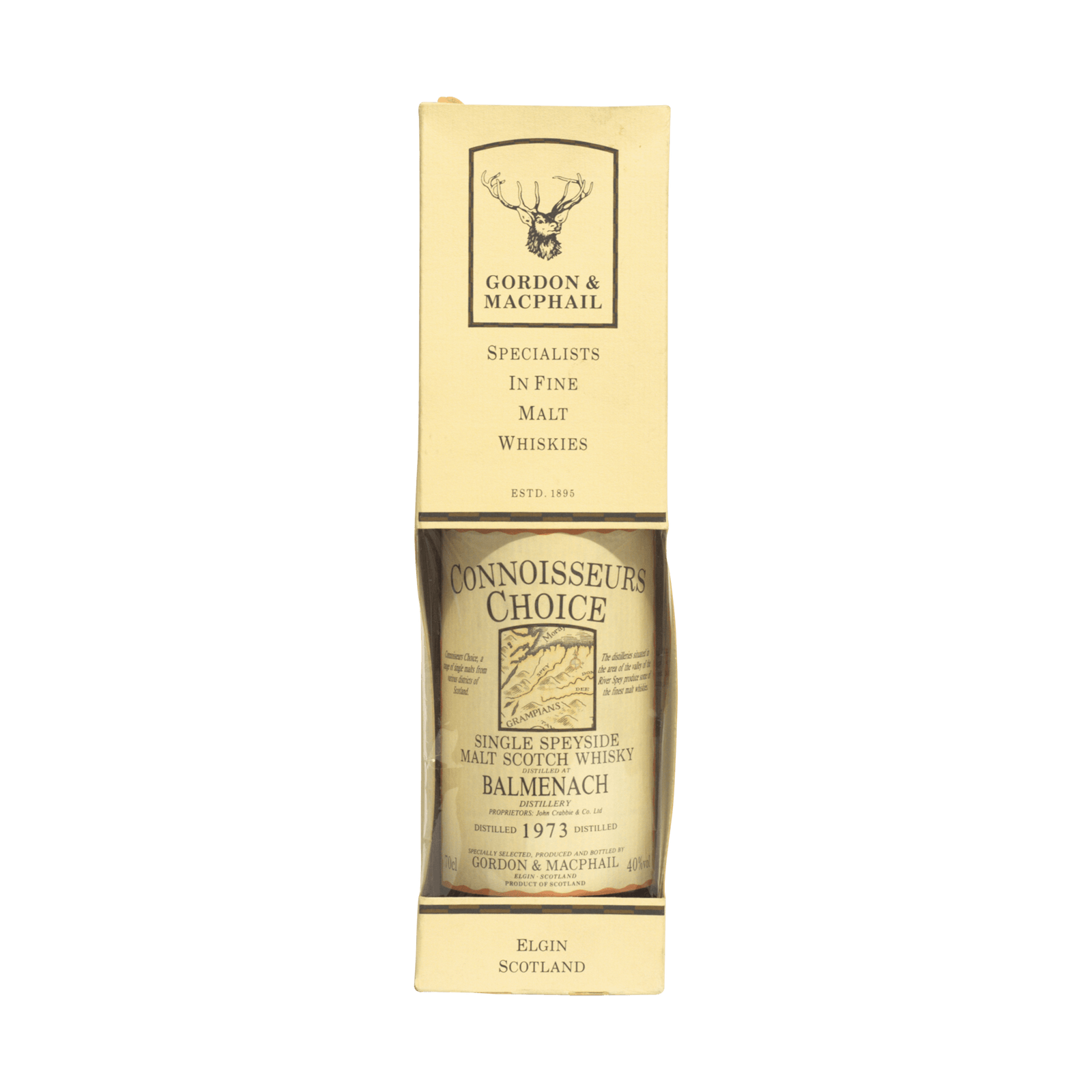 Balmenach 1973 22 Years Old 'Connoisseurs Choice 'Gordon & MacPhail 40.00%
