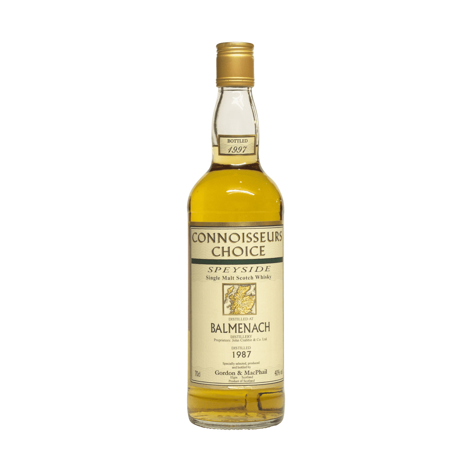 Balmenach 1987 10 Year Old 'Connoisseurs Choice' Gordon & MacPhail 40.00%