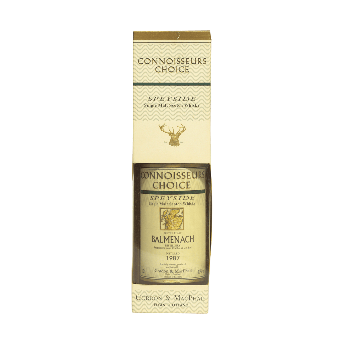 Balmenach 1987 10 Year Old 'Connoisseurs Choice' Gordon & MacPhail 40.00%