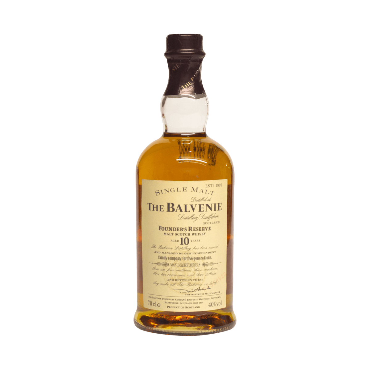 Balvenie 10 Year Old &#39;Founders Reserve&#39; 40.00%