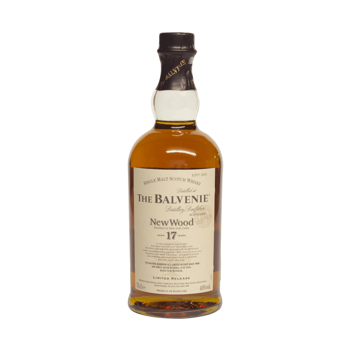 Balvenie 17 Year Old &#39;New Wood&#39; 40.00%