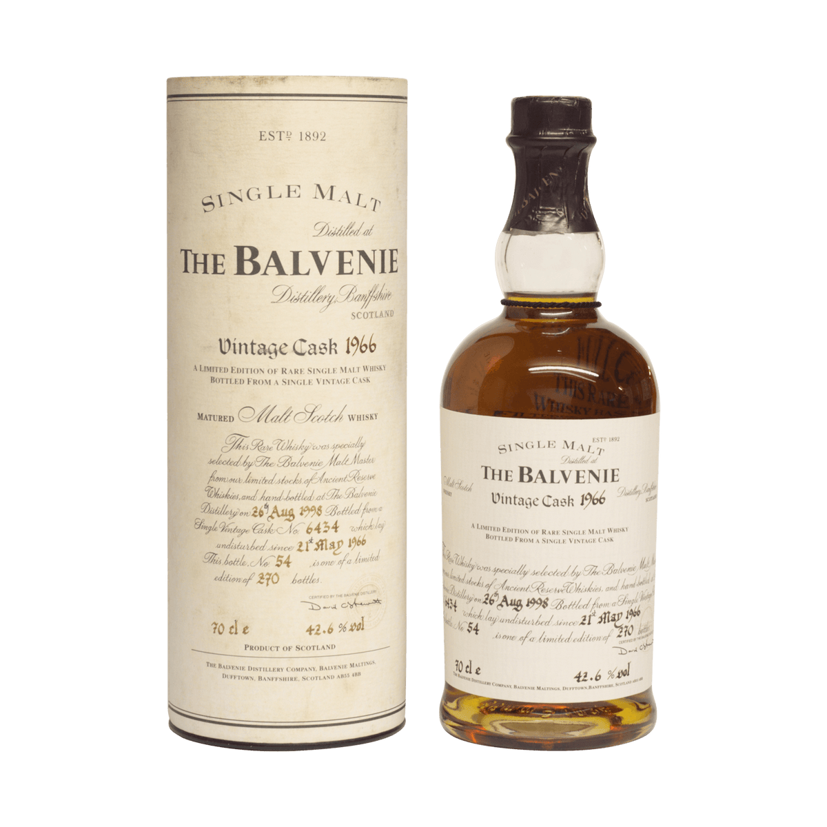 Balvenie 1966 32 Year Old 'Vintage Cask' 42.60%