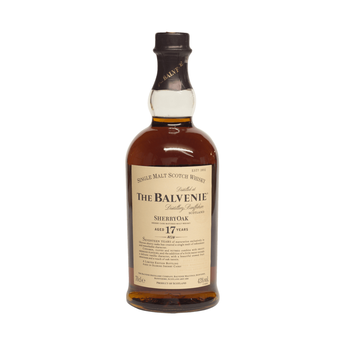 Balvenie 1990 17 Year Old &#39;First Edition Release&#39; 43.00%