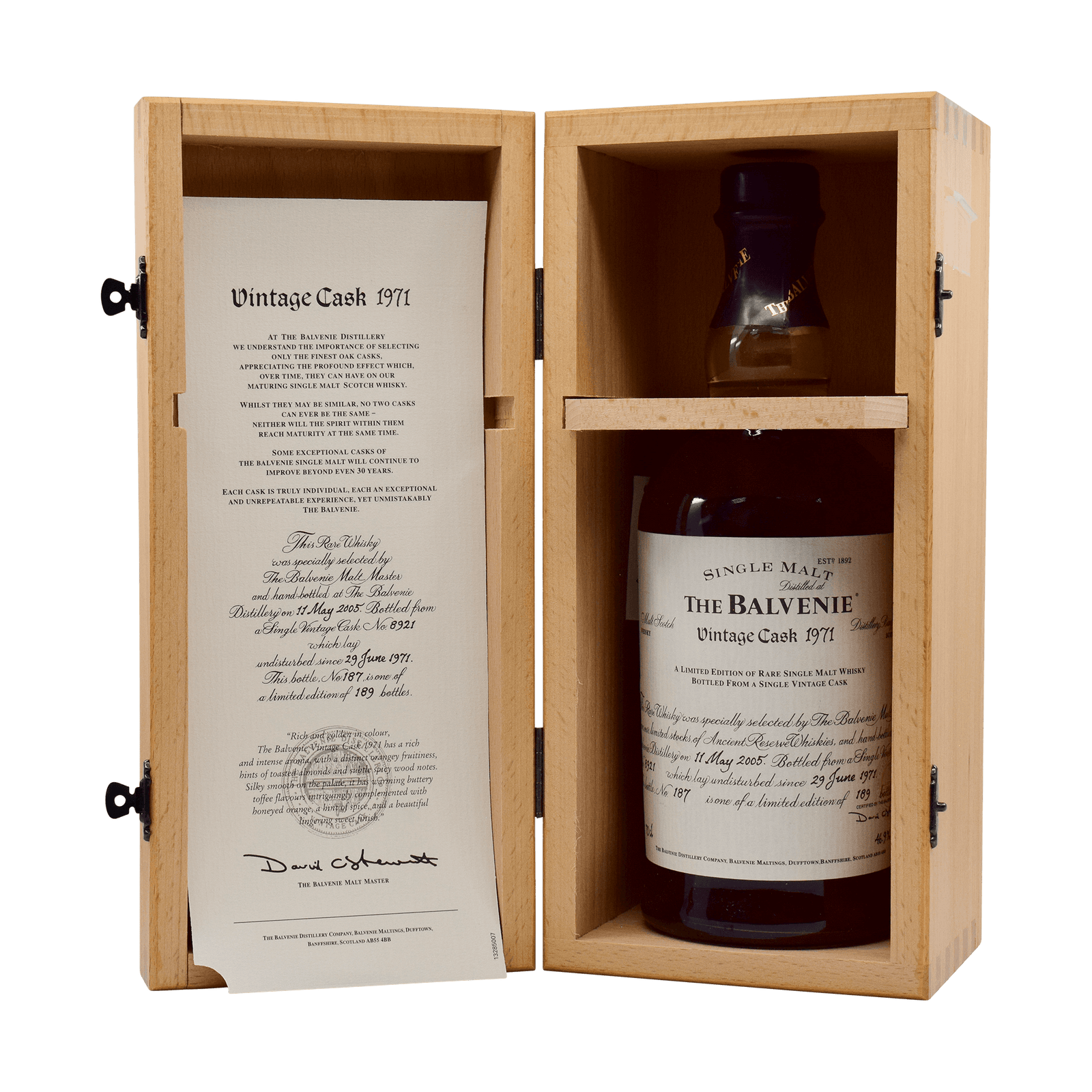 Balvenie 1971 34 Year Old 'Vintage Cask' 46.90% 70cl