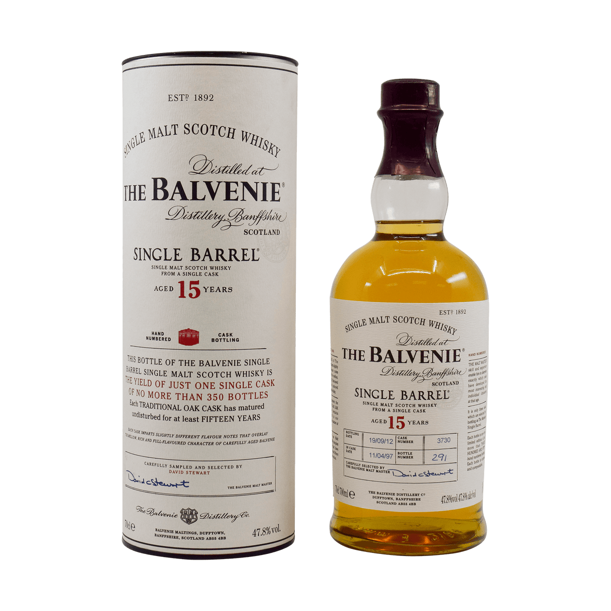 Balvenie 1997 15 Year Old 'Single Barrel' 47.80% 70cl
