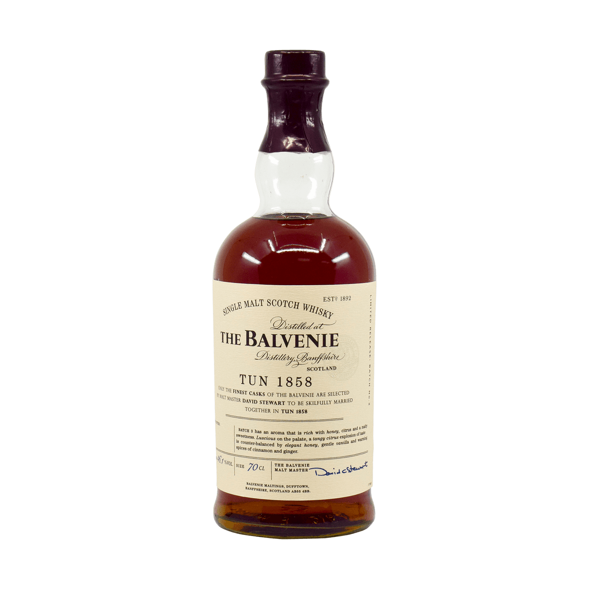 Balvenie Tun 1858 – Batch 3 46.10% 70cl
