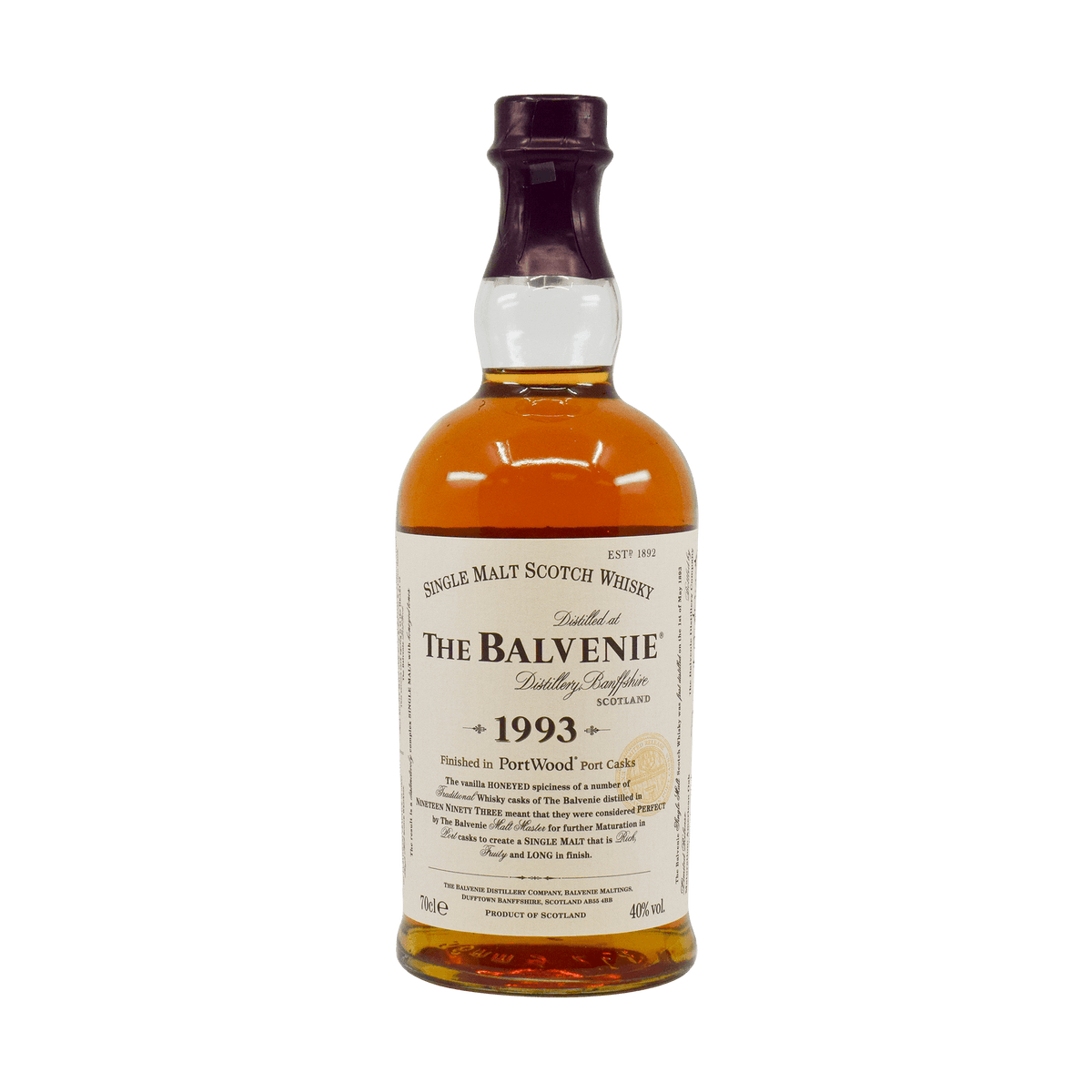 Balvenie 1993 &#39;PortWood Finish&#39; 40.00% 70cl