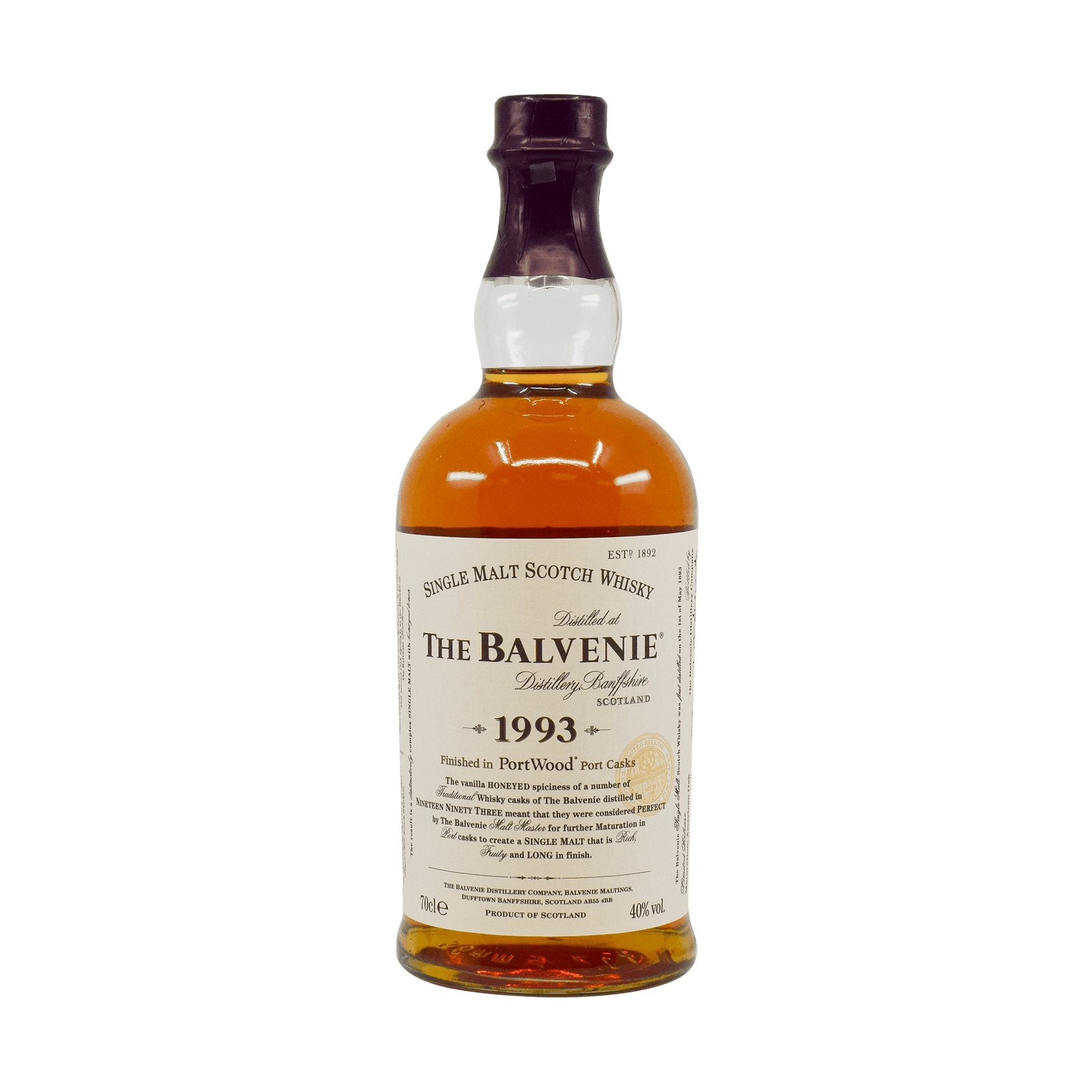 Balvenie 1993 'PortWood Finish' 40.00% 70cl