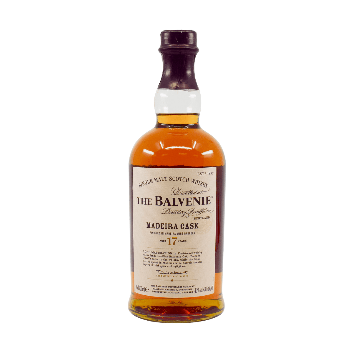 Balvenie 17 Year Old &#39;Madeira Cask&#39; 43.00% 70cl