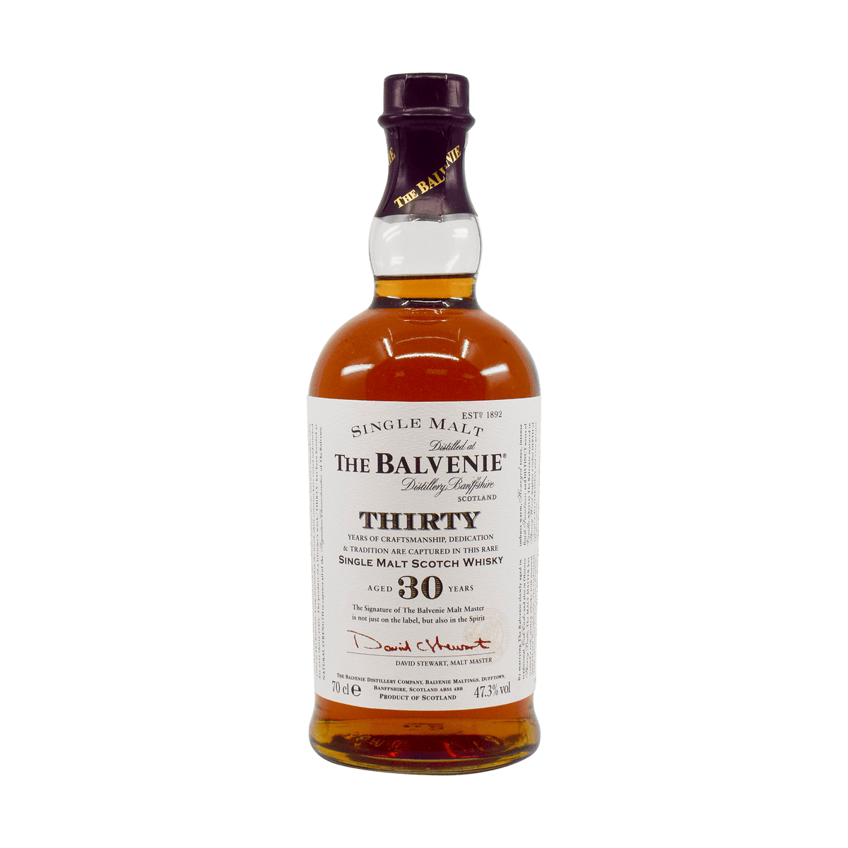 Balvenie 30 Year Old 47.30% 70cl