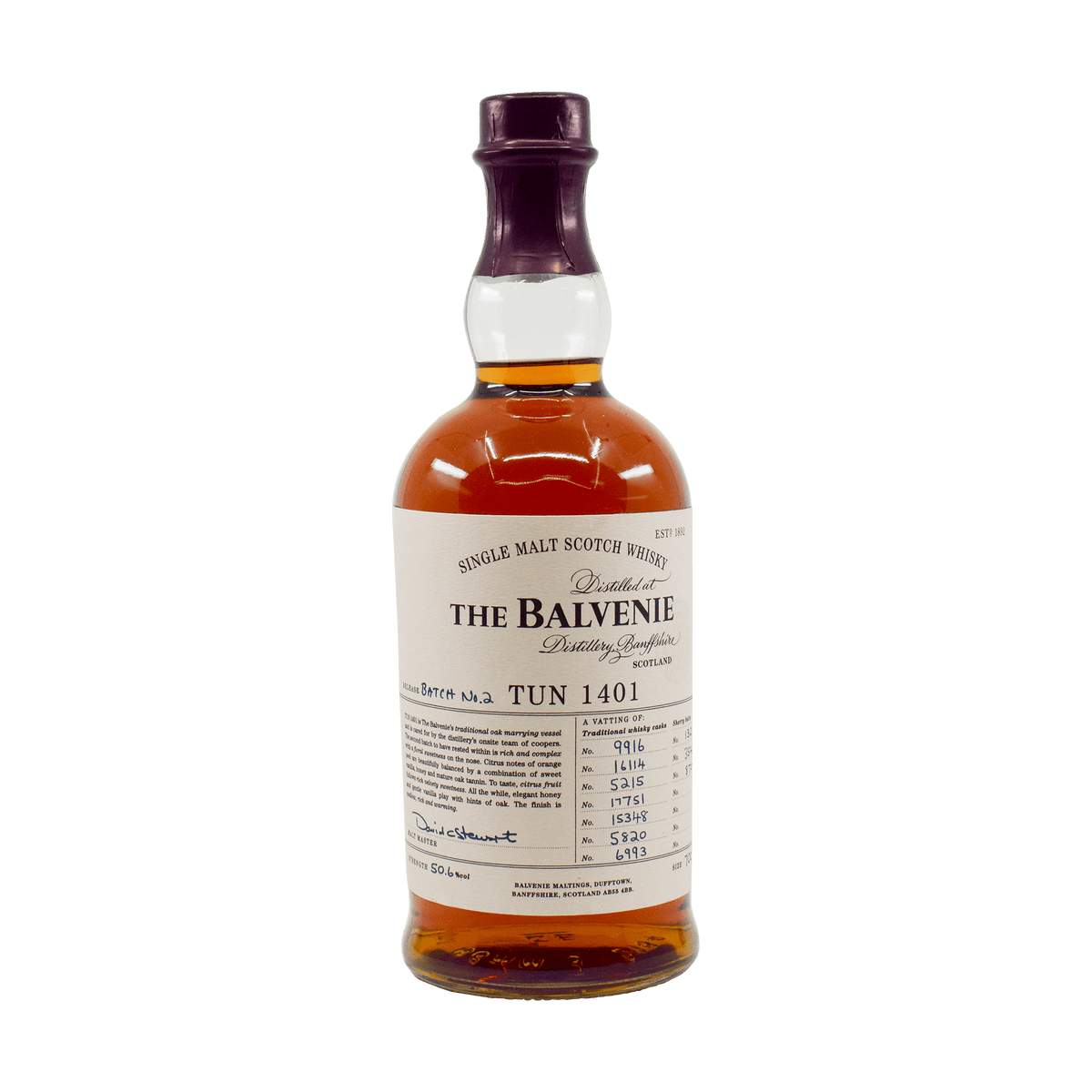 Balvenie Tun 1401 &#39;Batch 2&#39; 50.60% 70cl