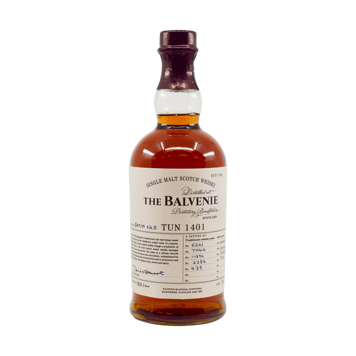 Balvenie Tun 1401 &#39;Batch 5&#39; 50.60% 70cl