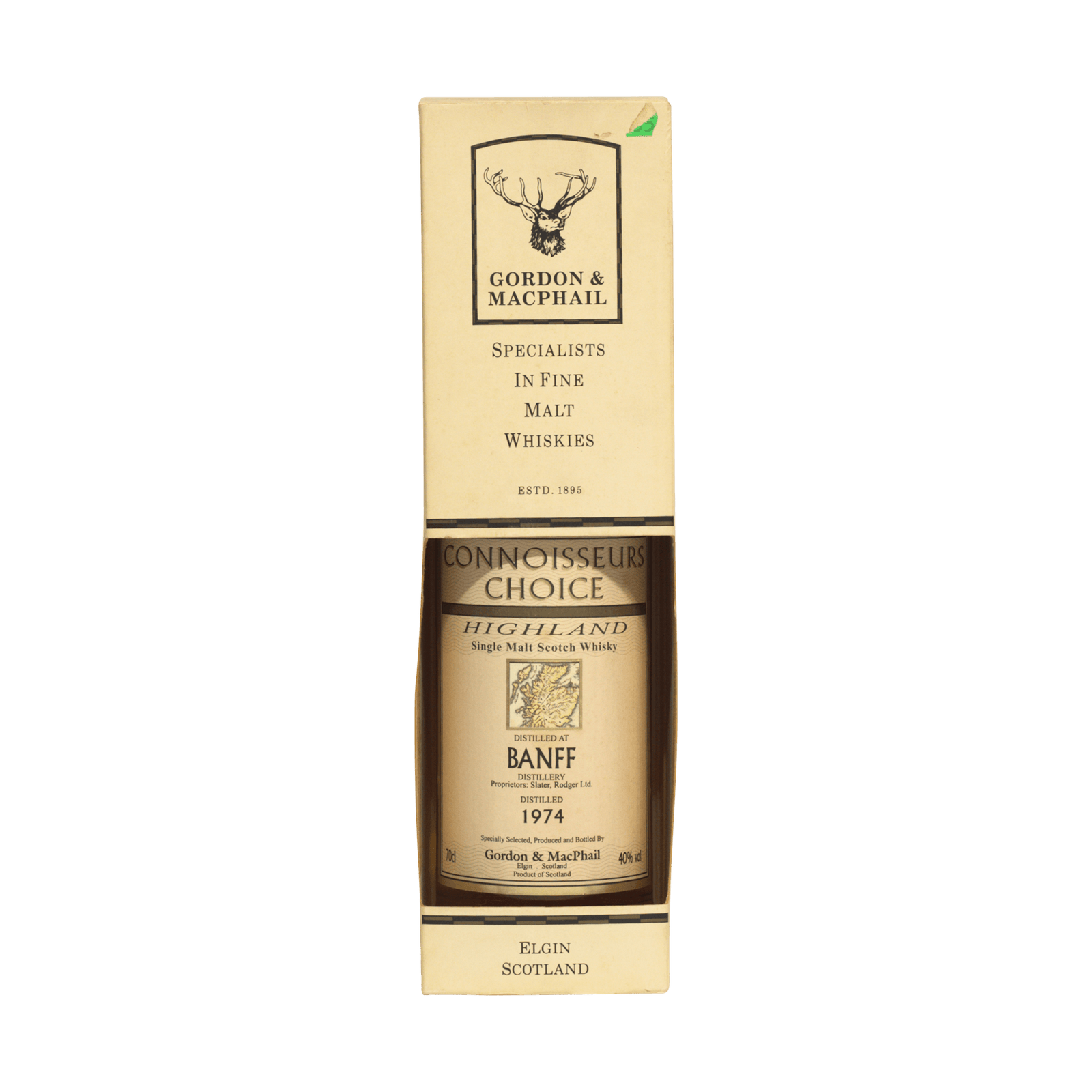 Banff 1974 23 Year Old Connoisseurs Choice Gordon & MacPhail 40.00%