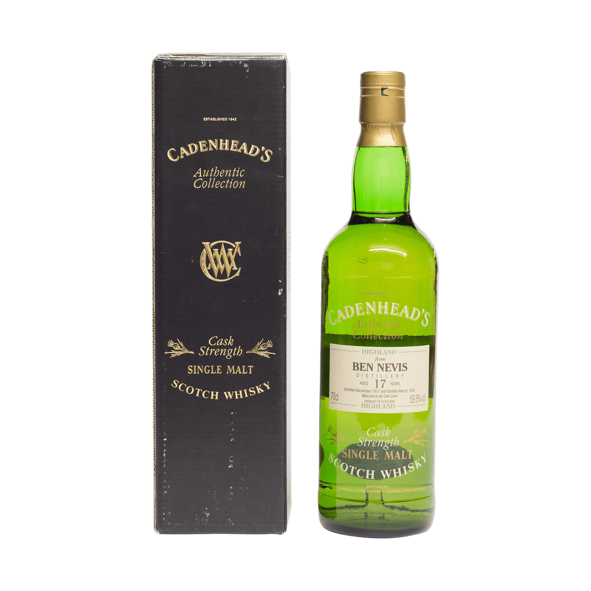 Ben Nevis 1977 17 Year Old Cadenheads 59.80%