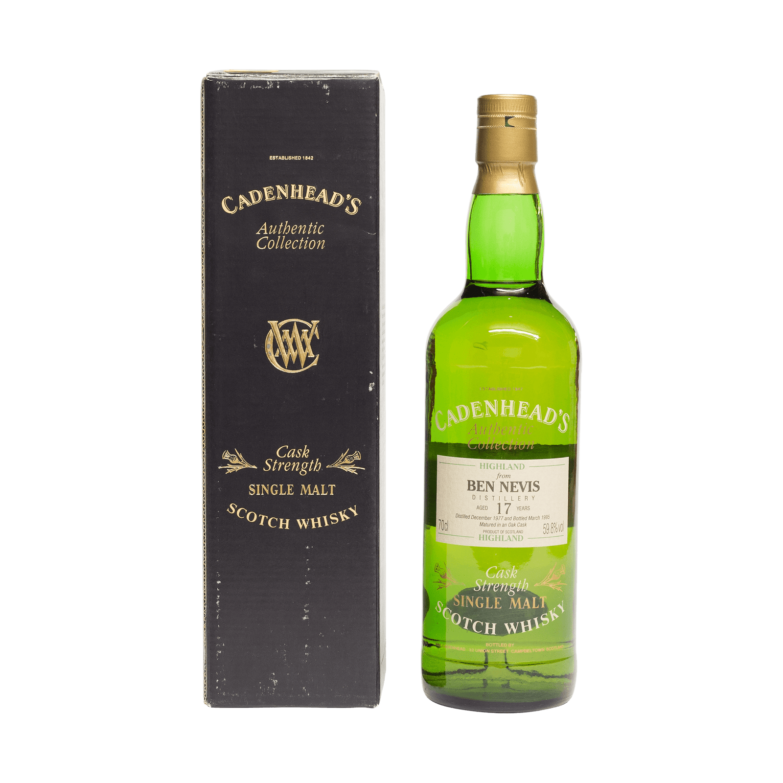 Ben Nevis 1977 17 Year Old Cadenheads 59.80%
