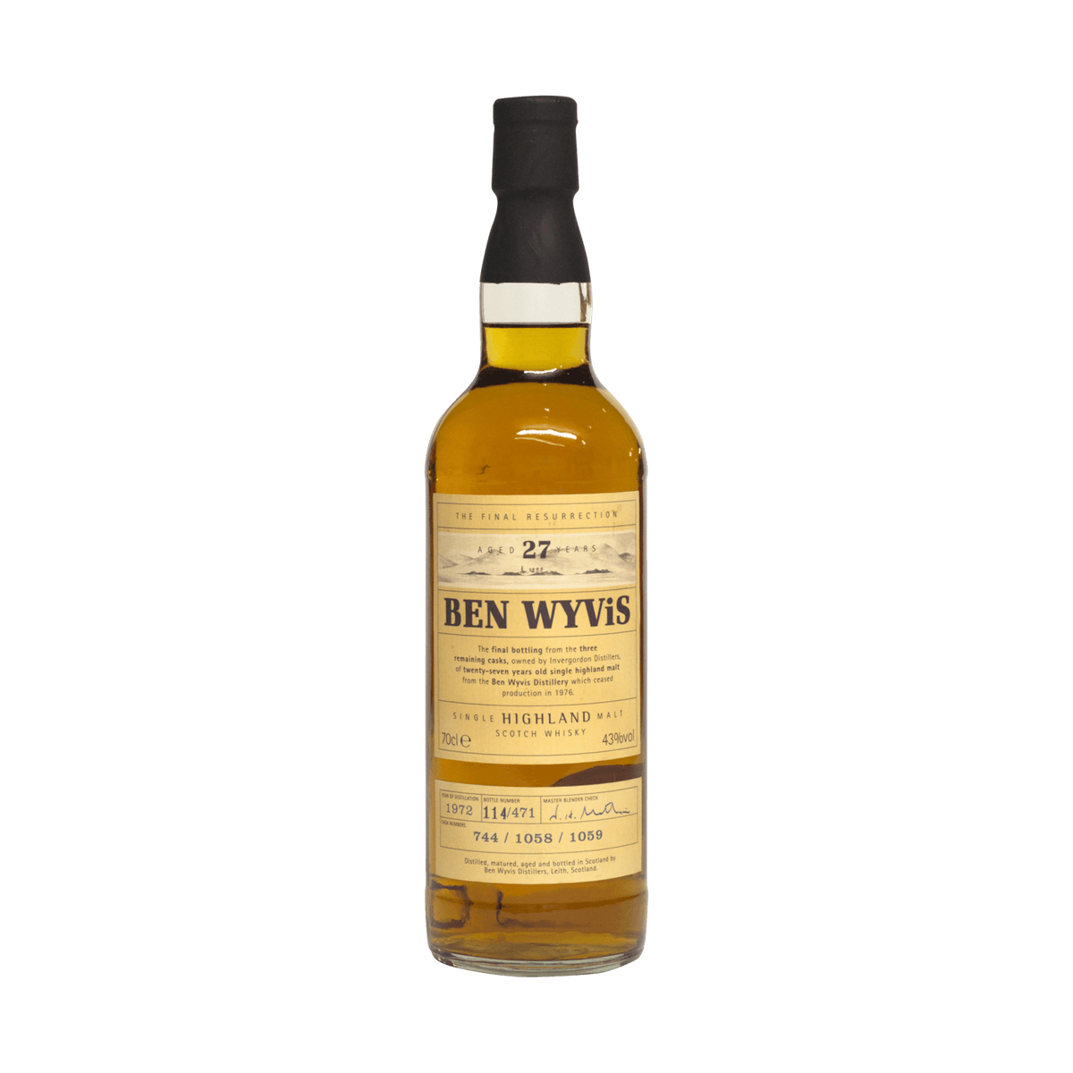 Ben Wyvis 1972 27 Year Old &#39;Final Resurrection&#39; 43.00%