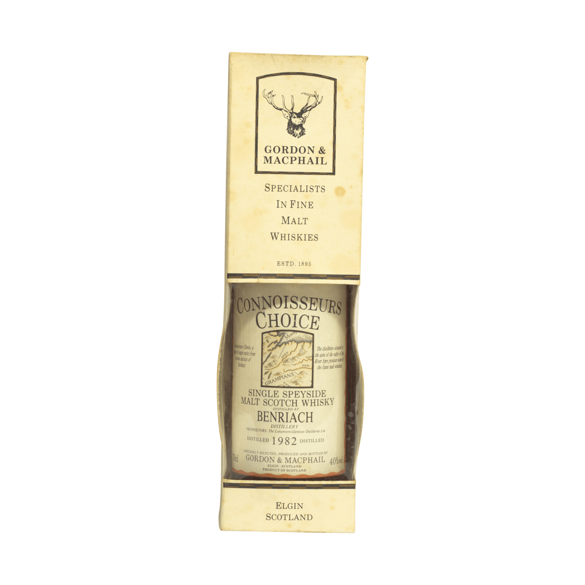 Benriach 1982 10 Year Old Connoisseurs Choice Gordon & MacPhail 40.00%