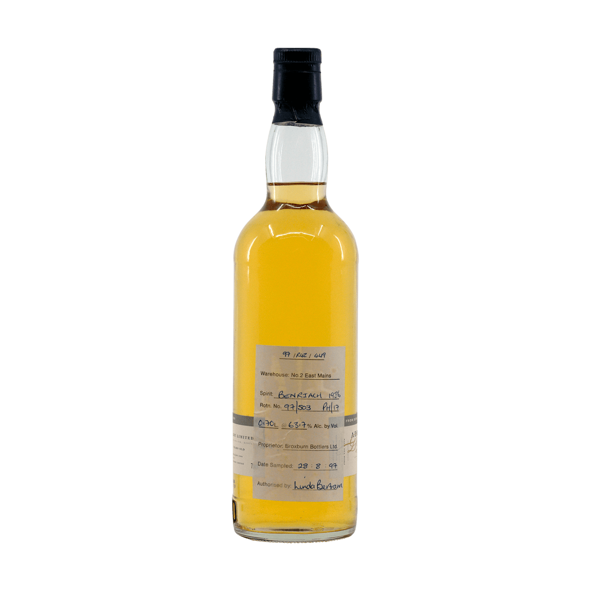 BenRiach 1986 11 Year Old Adelphi 63.50%