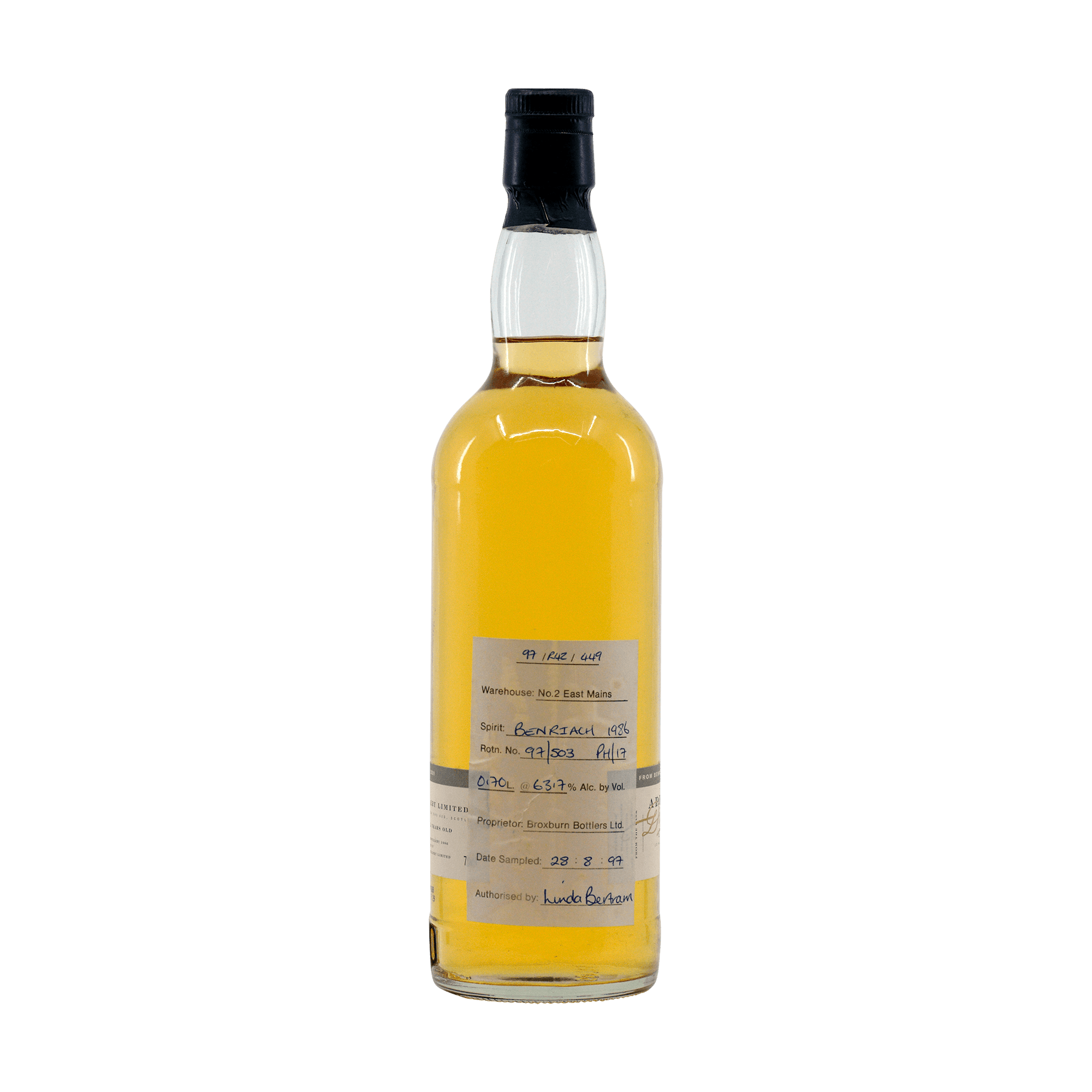 BenRiach 1986 11 Year Old Adelphi 63.50%