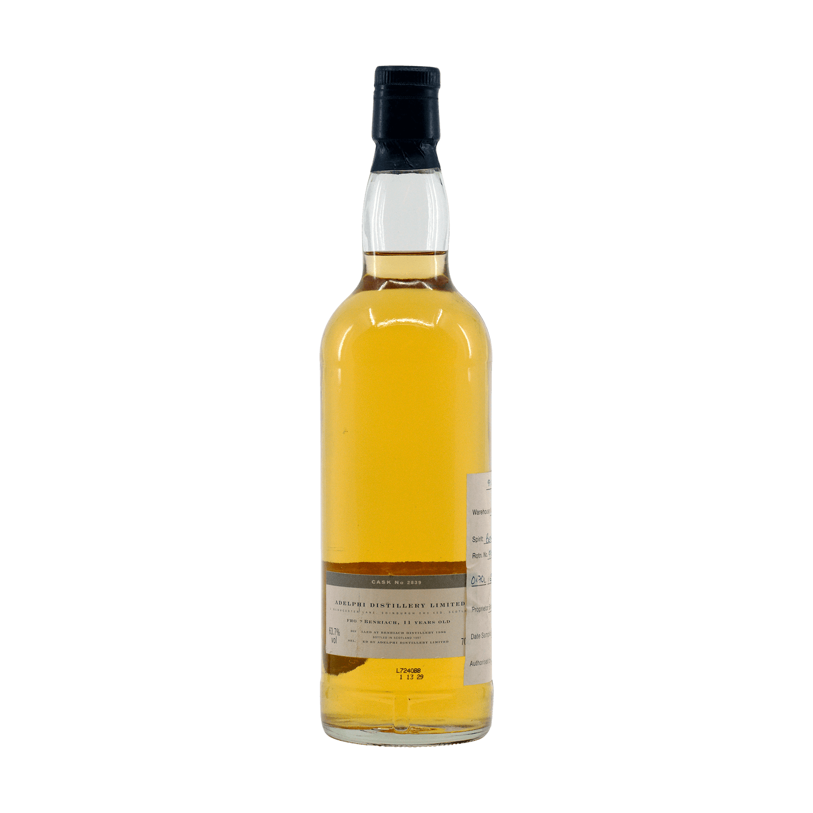 BenRiach 1986 11 Year Old Adelphi 63.50%