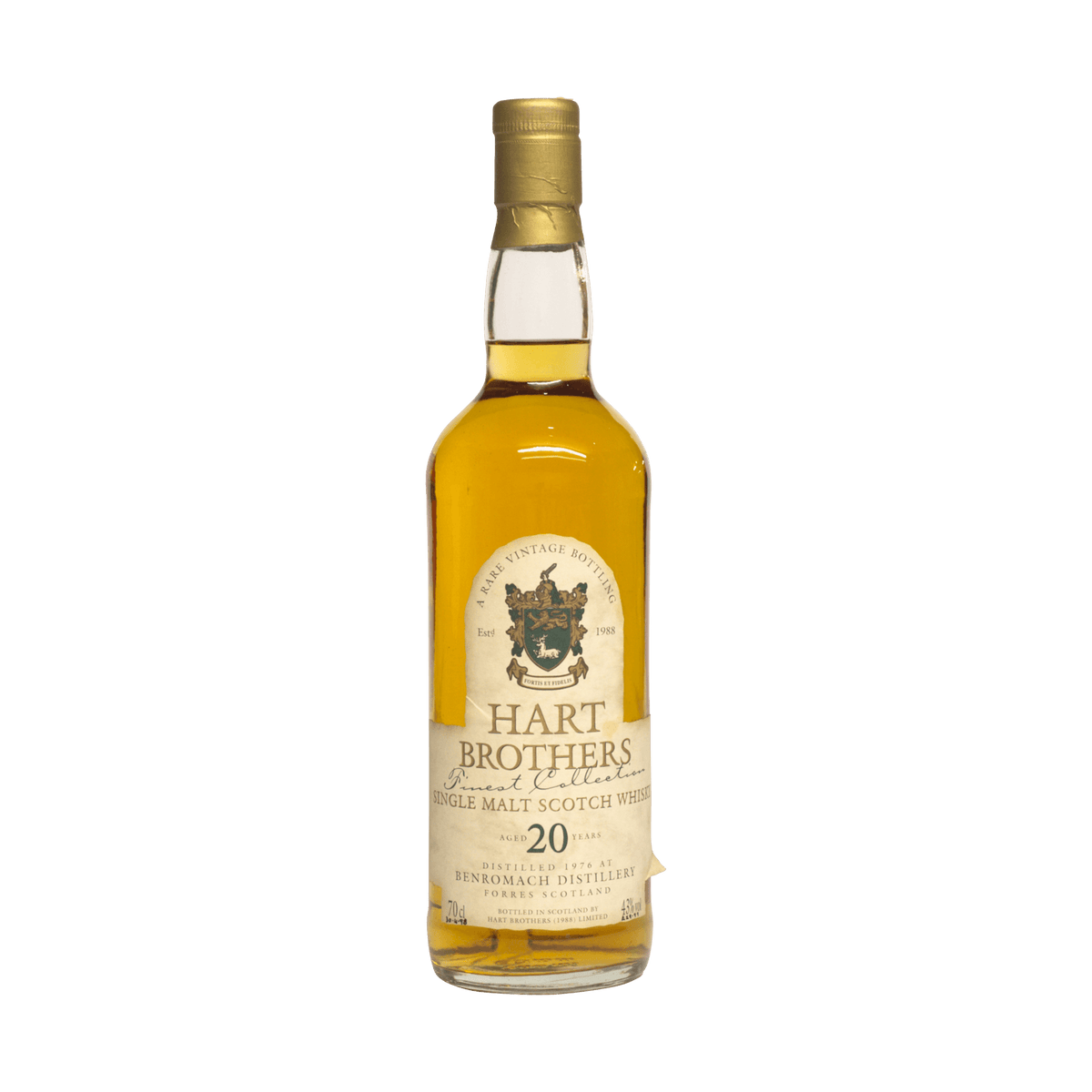 Benromach 1974 20 Year Old  &#39;Finest Collection&#39; Hart Brothers 43.00%