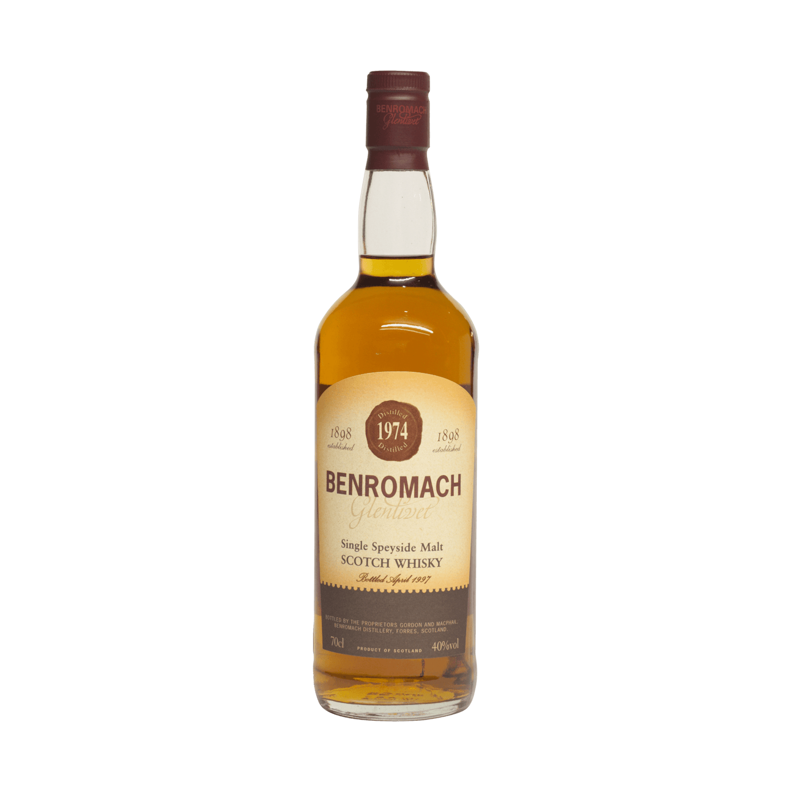 Benromach 1974 23 Year Old Gordon & MacPhail 40.00%