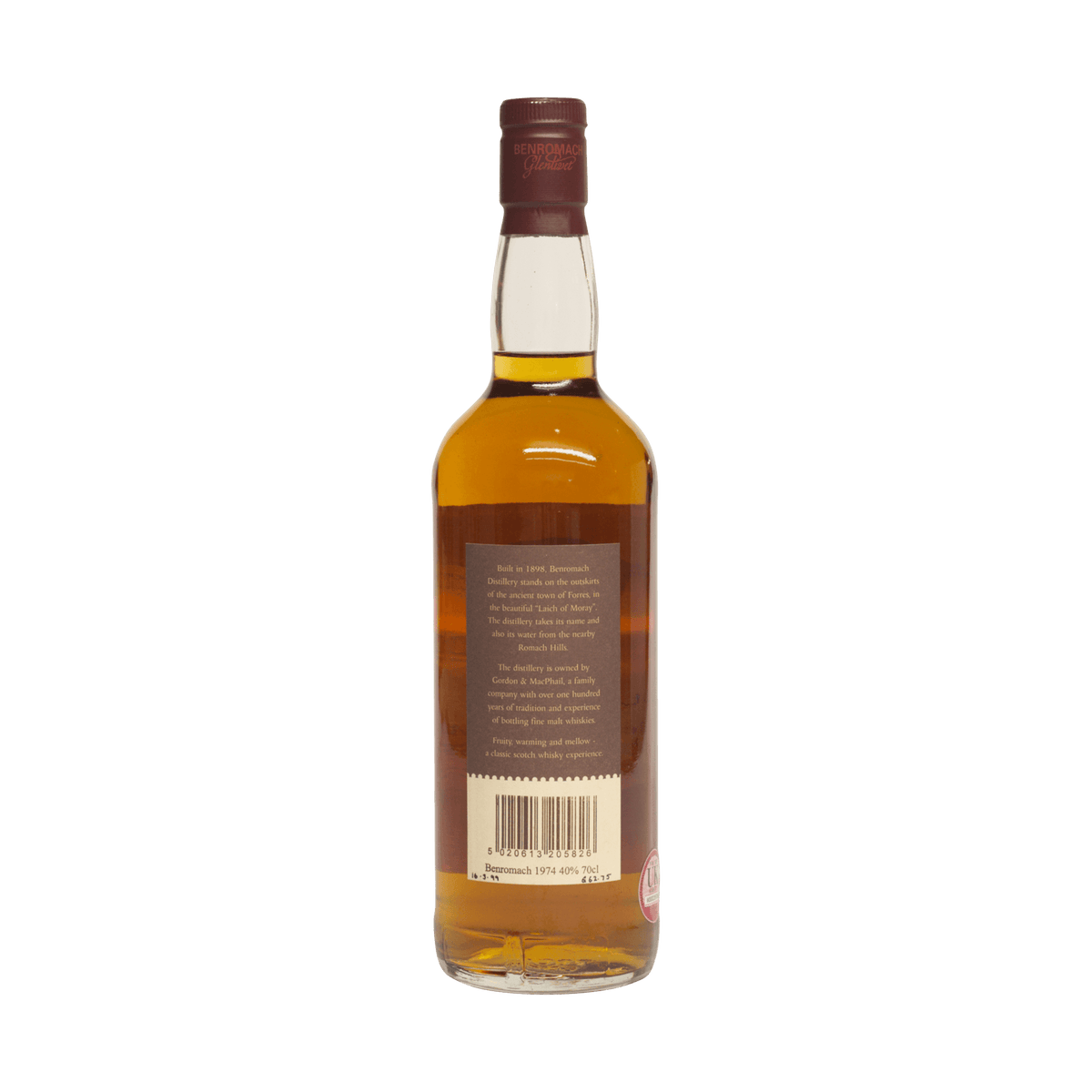 Benromach 1974 23 Year Old Gordon & MacPhail 40.00%