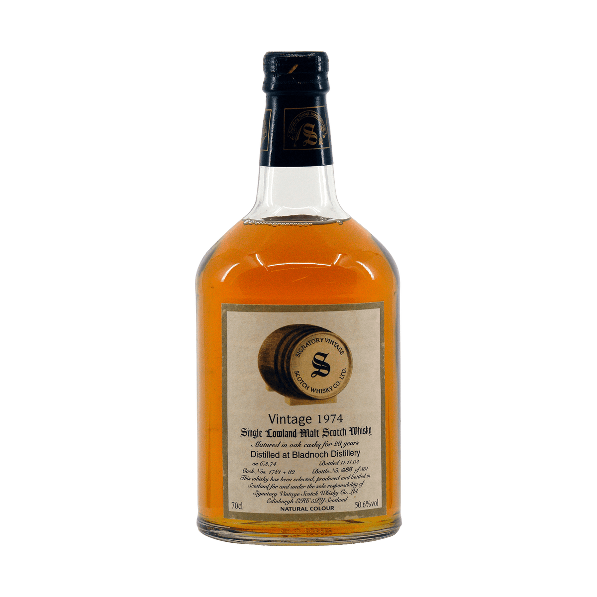 Bladnoch 1974 28 Year Old Signatory Vintage SW 50.60%