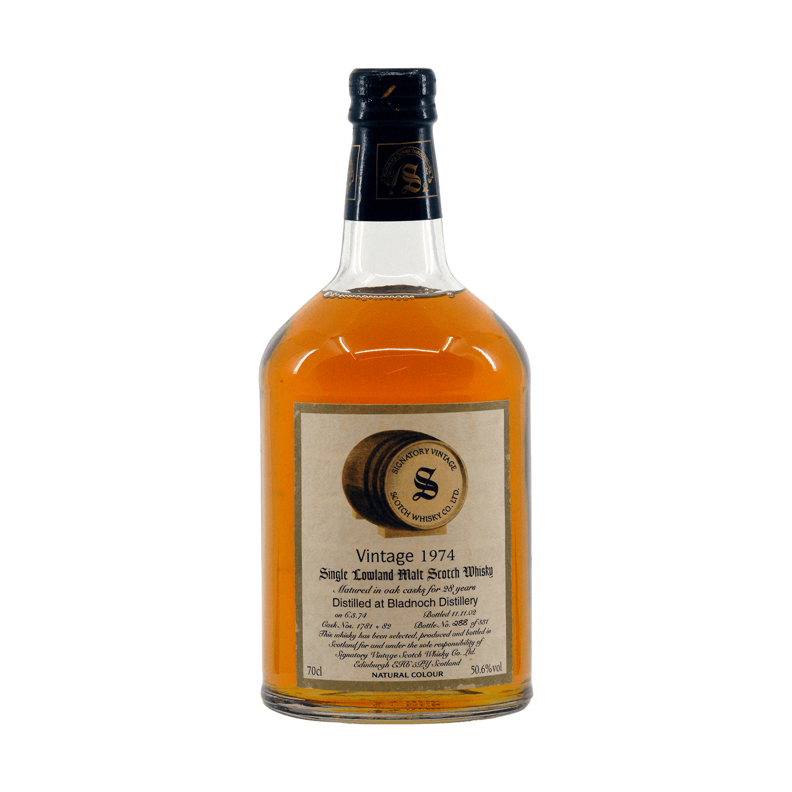 Bladnoch 1974 28 Year Old Signatory Vintage SW 50.60%