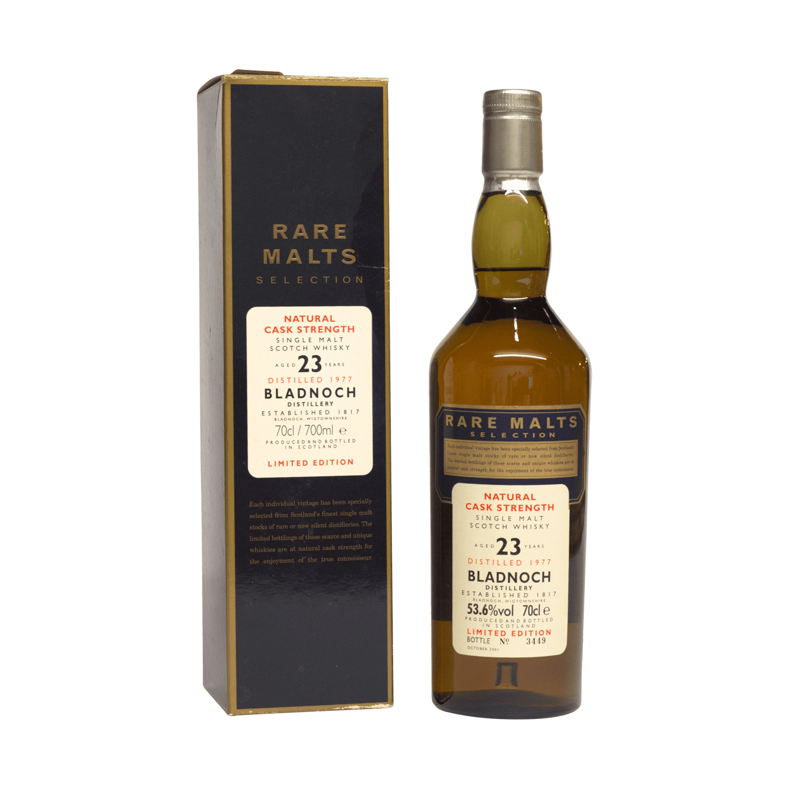 Bladnoch 1977 23 Year Old Rare Malts Selection 53.60%