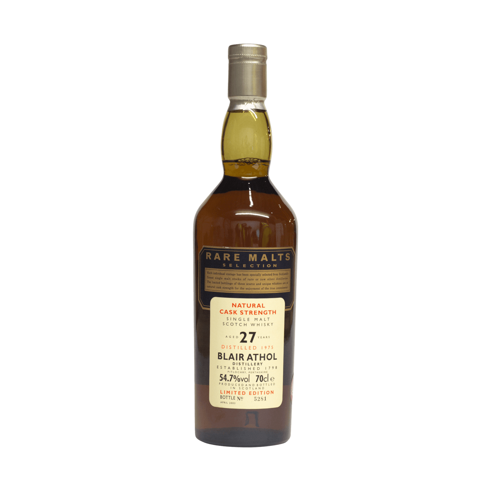 Blair Athol 1975 27 Year Old Rare Malts Selection 54.70%