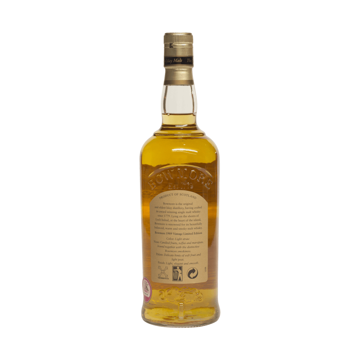 Bowmore 1989 16 Year Old 51.80%