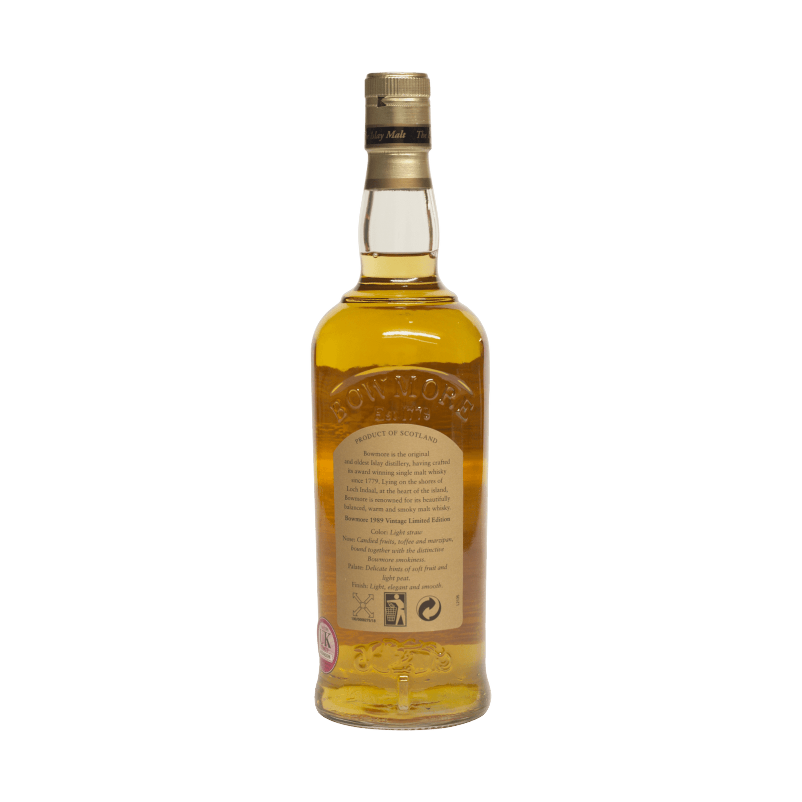 Bowmore 1989 16 Year Old 51.80%