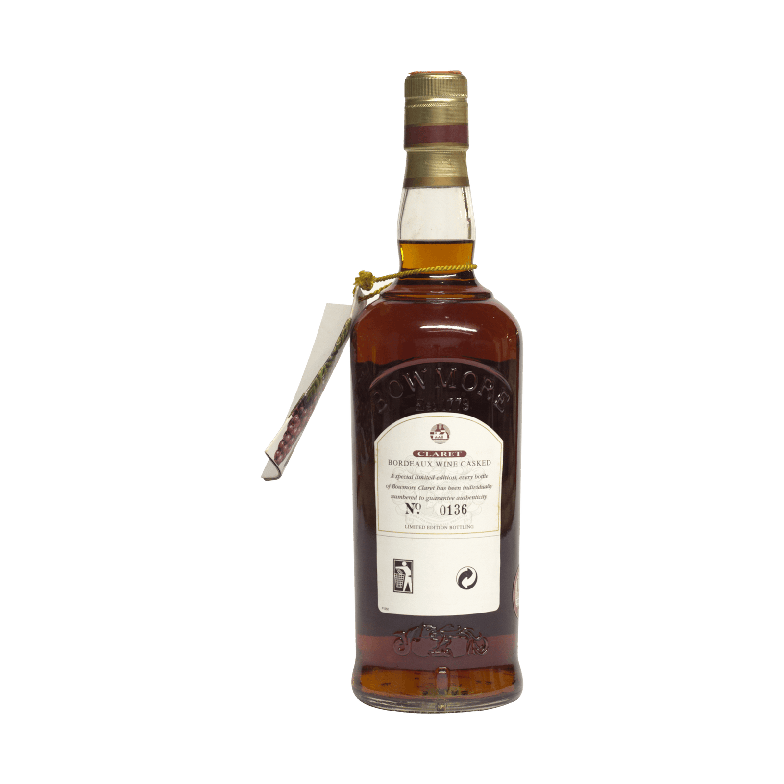 Bowmore Claret Bordeaux Wine Casked 56.00%