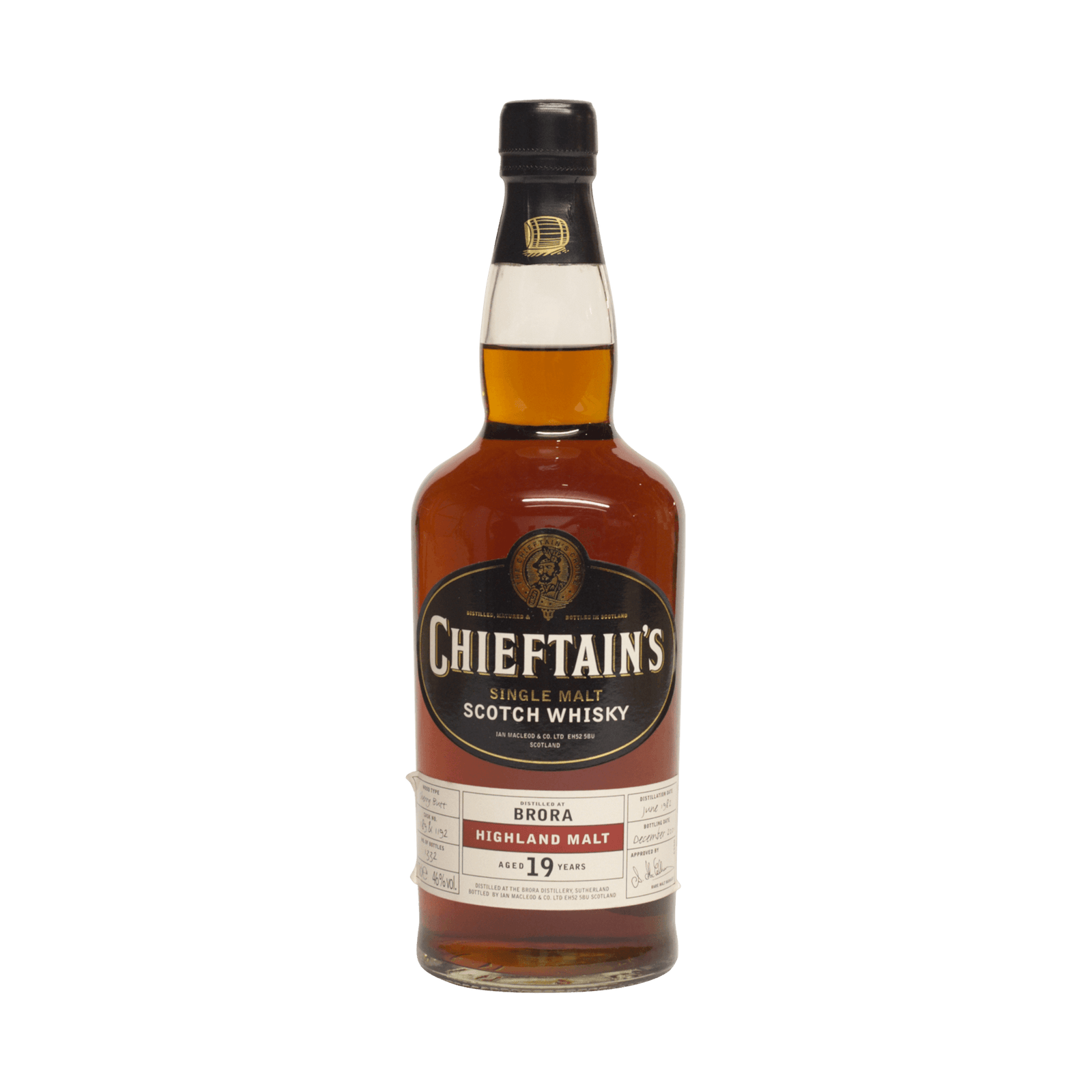 Brora 1982 19 Year Old Chieftan's 46.00%