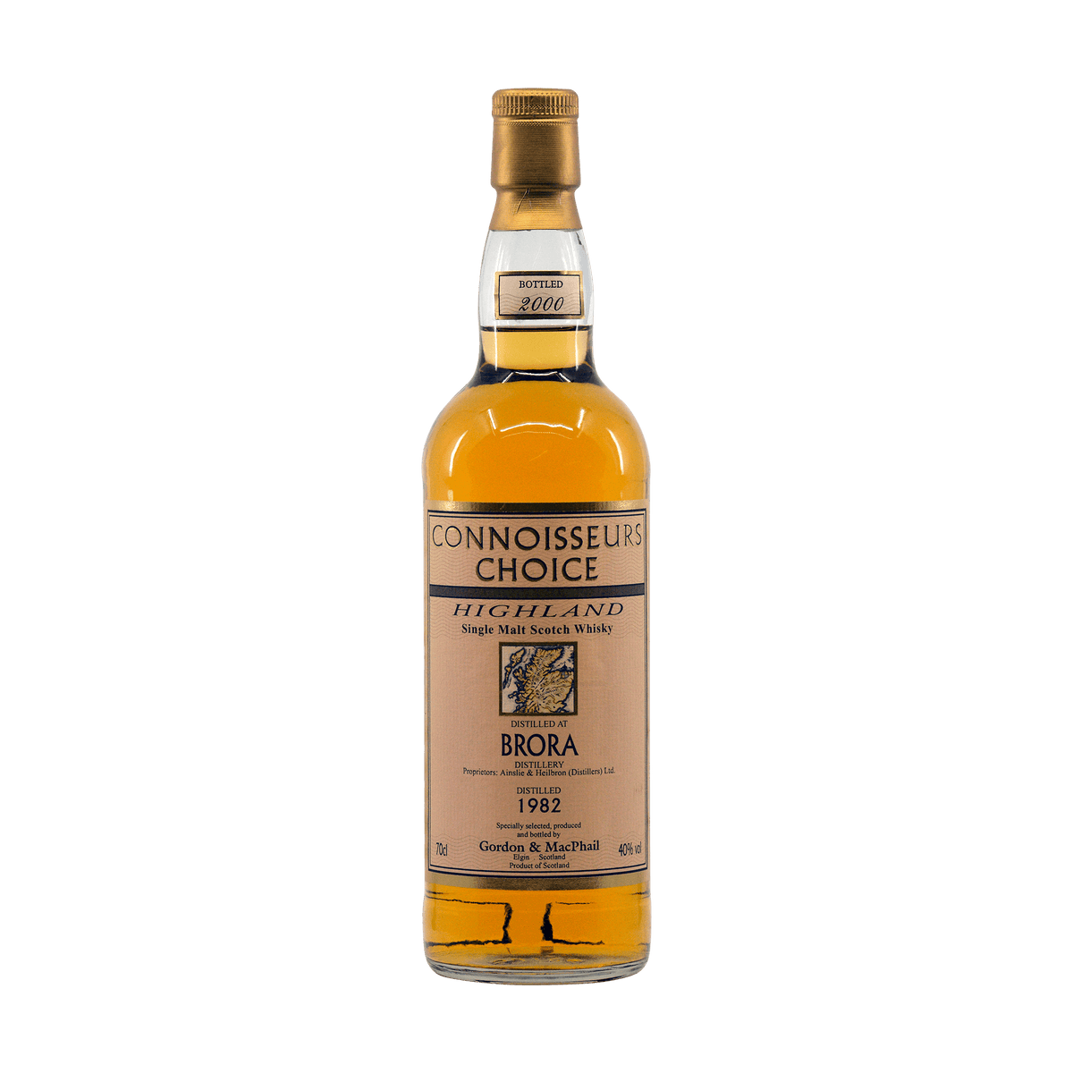 Brora 1982 18 Year Old &#39;Connoisseurs Choice&#39; Gordon &amp; MacPhail 40.00%