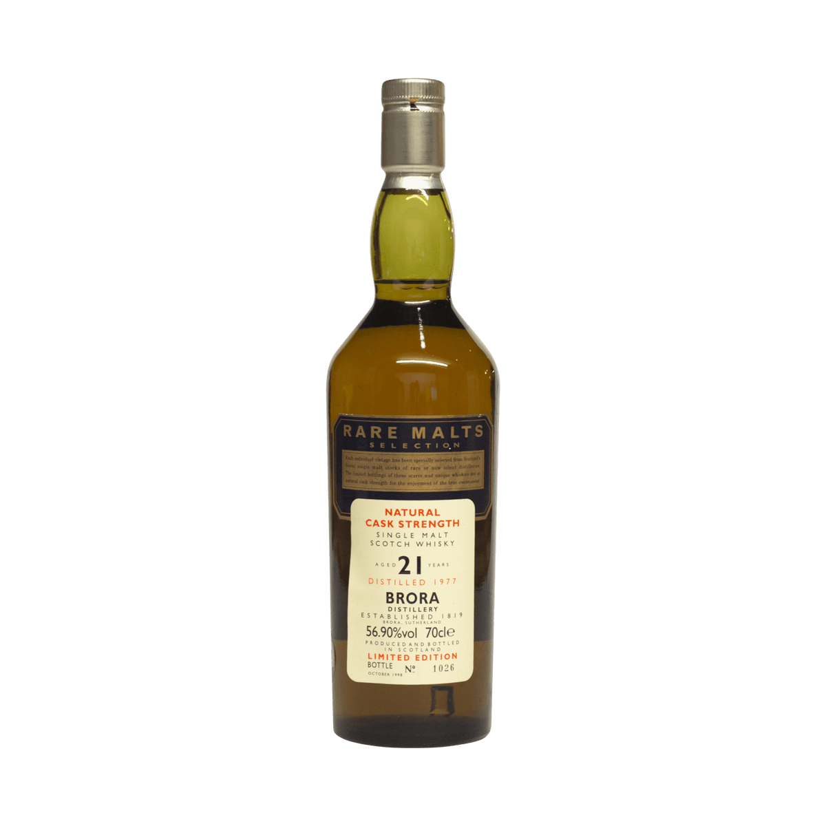 Brora 1977 21 Year Old Rare Malts Selection 56.90%