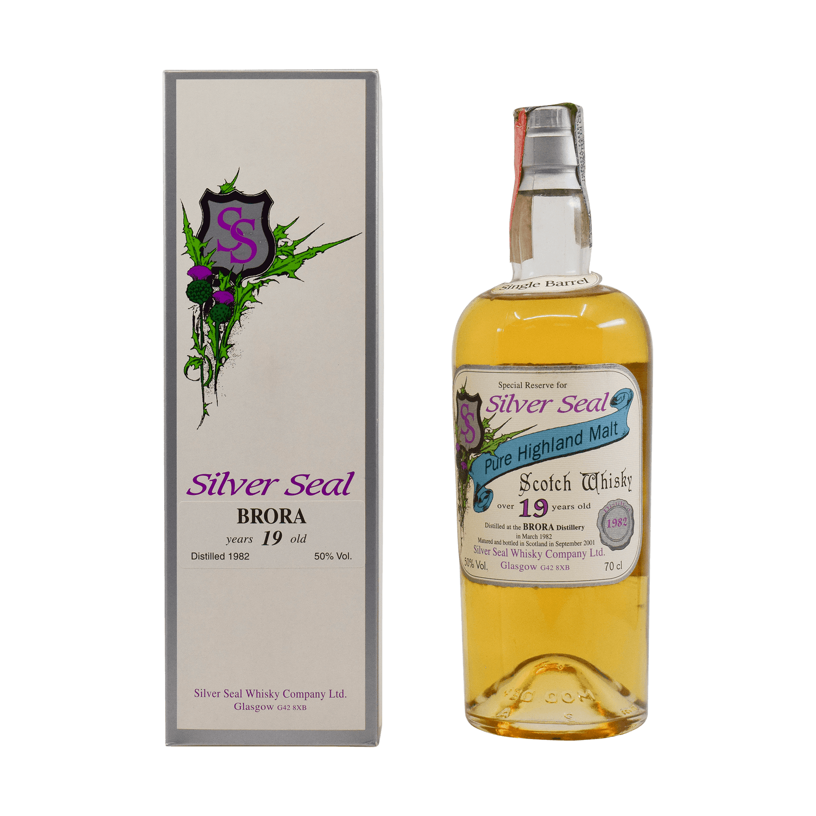 Brora 1982 19 Year Old Silver Seal 50.00% 70cl