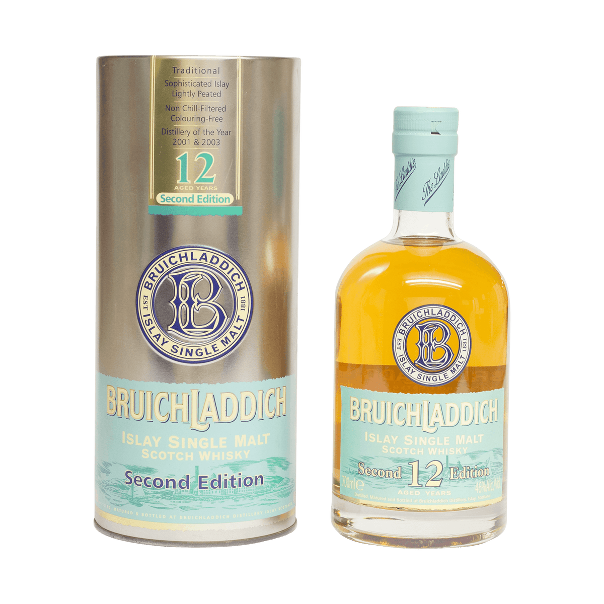 Bruichladdich 12 Year Old 'Second Edition' 46.00%