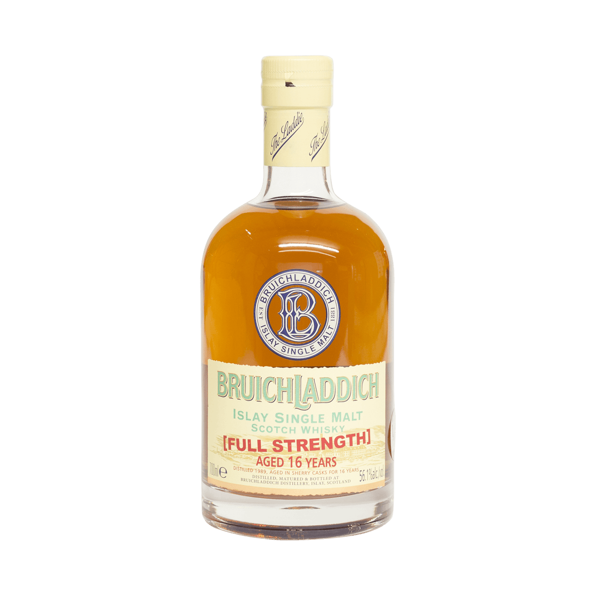 Bruichladdich 1989 16 Year Old &#39;Full Strength&#39; 56.10%