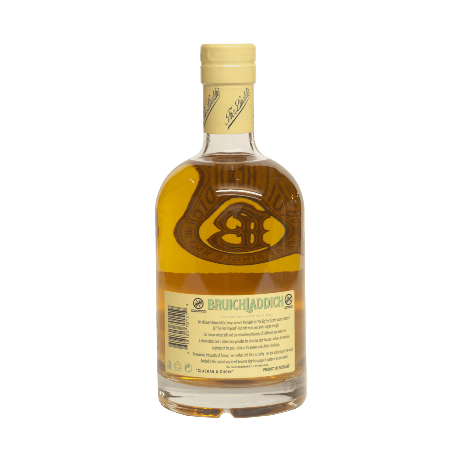 Bruichladdich 'Mòine Mhòr' 3D Second Edition 50.00%