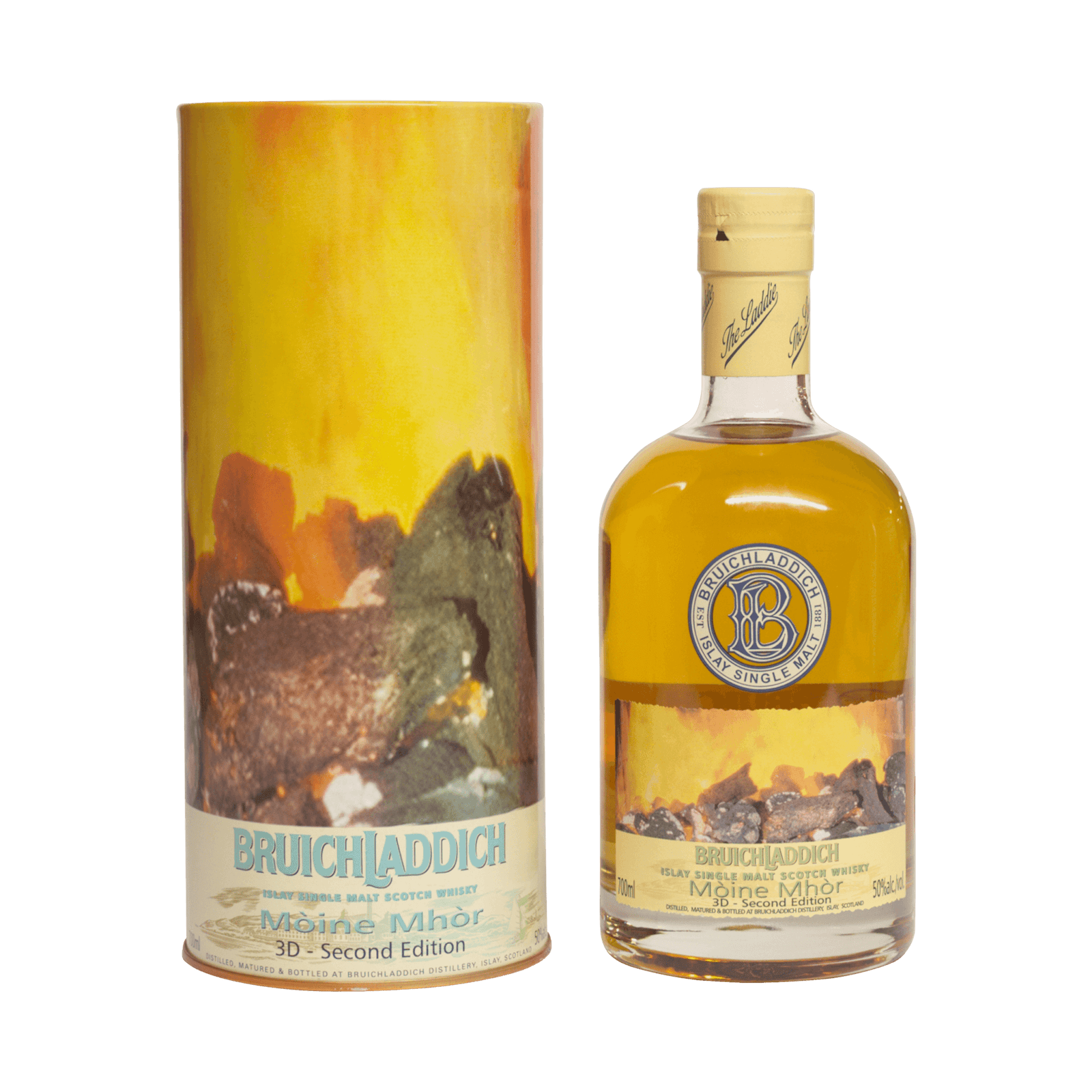 Bruichladdich 'Mòine Mhòr' 3D Second Edition 50.00%