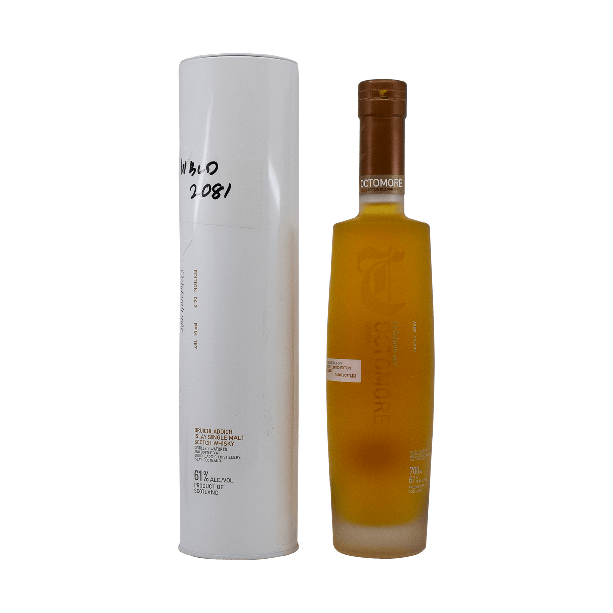 Bruichladdich 5 Year Old 'Octomore 04.2 Comus' 61.00% 70cl