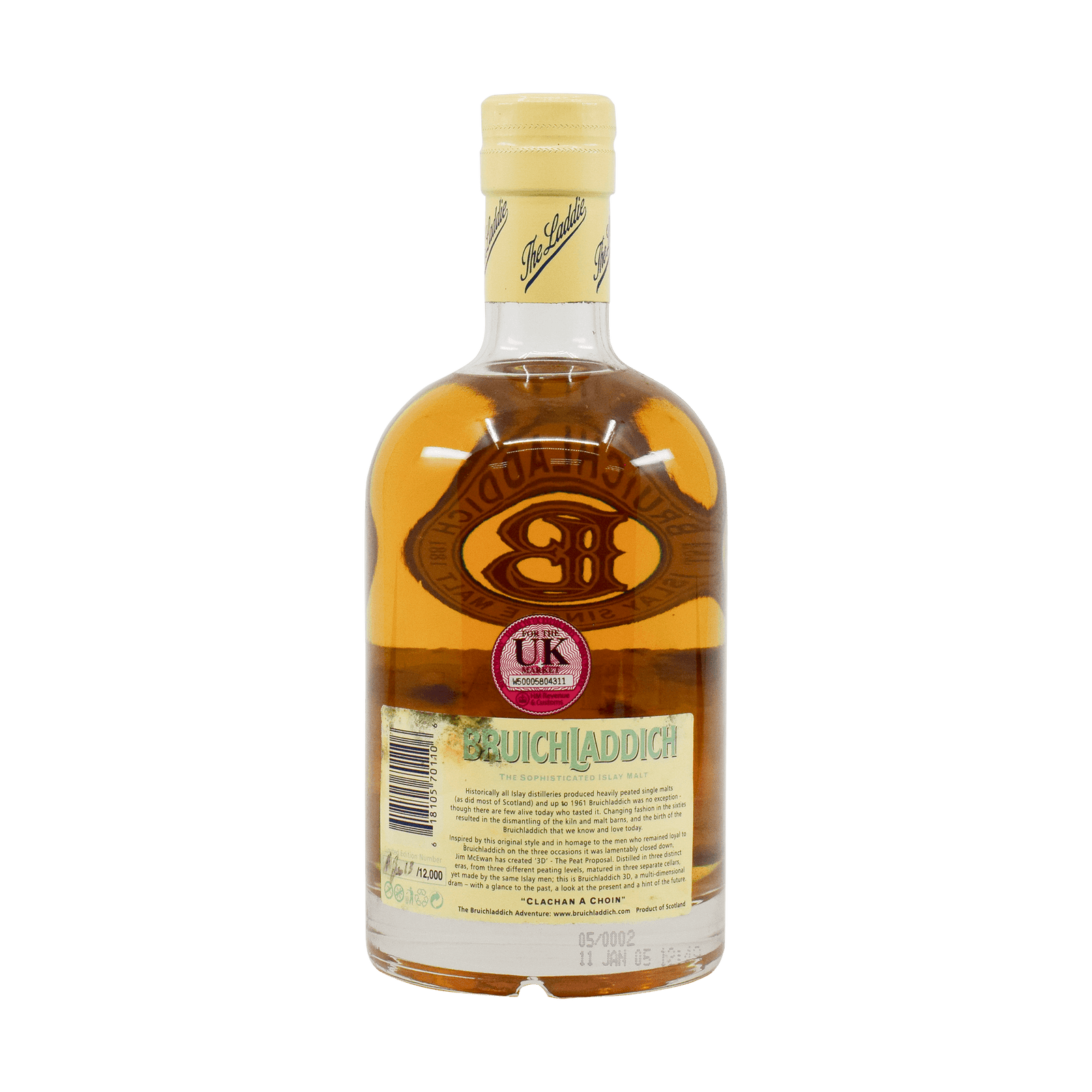 Bruichladdich 3D 'The Peat Proposal' 46.00% 70cl