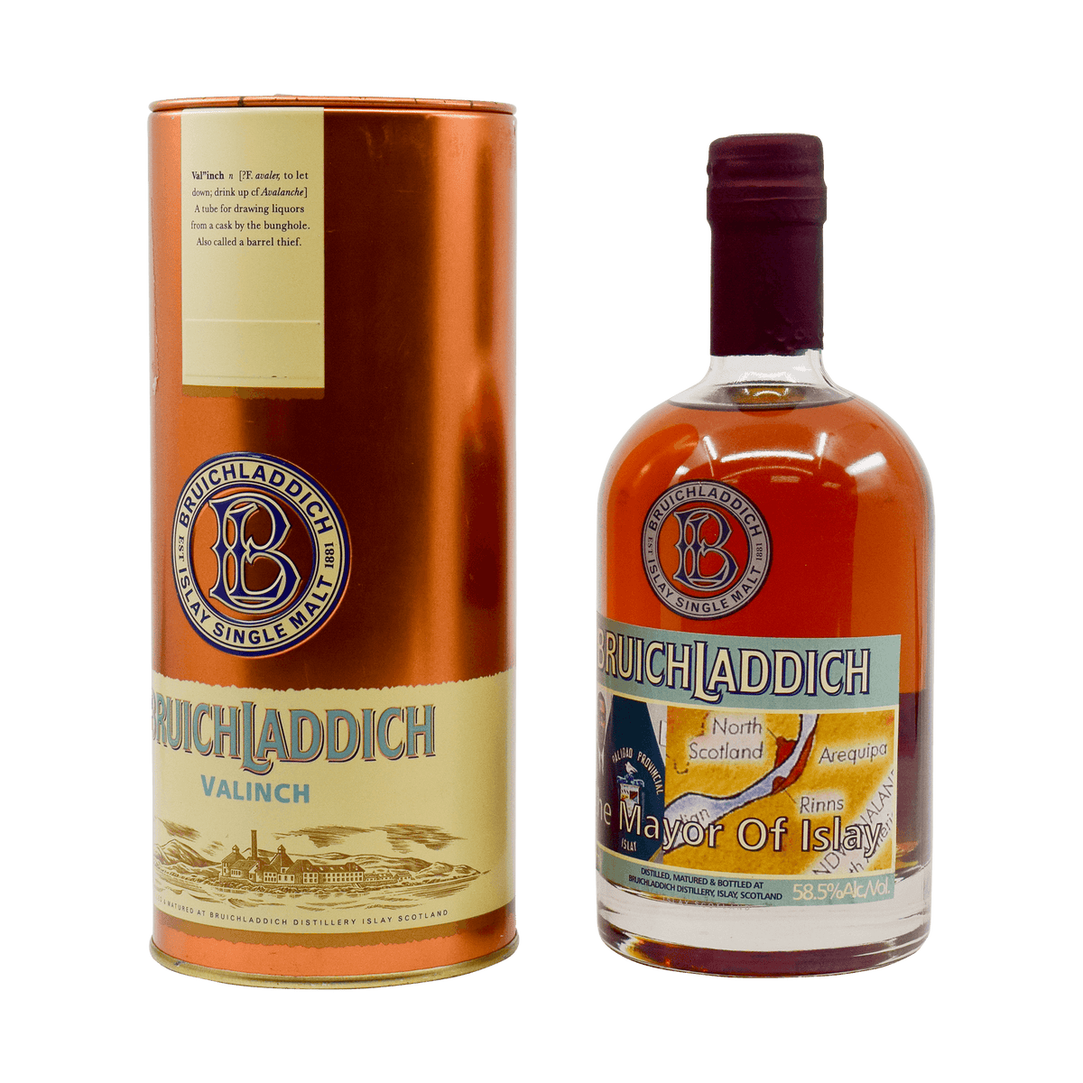 Bruichladdich 1988 'Valinch – The Mayor of Islay' 58.50% 50cl